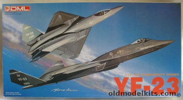 DML 1/72 YF-23A ATF - Prototype 1 or 2, 2507 plastic model kit